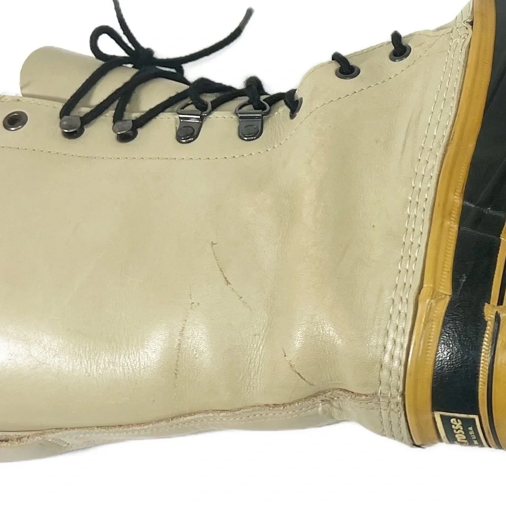 LaCrosse Winnepeg Tan Black Steel Shank Winter Snow Ice Insulated Boots size 8